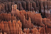 Biosphoto | 2545092 | View of Bryce Amphitheater from Inspiration Point, coloured rock formations, fairy chimneys, morning light, Bryce Canyon National Park, Utah, USA, North America | &copy; Harry Laub / imageBROKER / Biosphoto