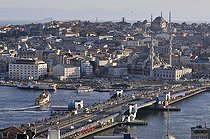 Biosphoto | 1601338 | View of Galata Bridge, Istanbul, Turkey | © Florian Kopp / imageBROKER / Biosphoto