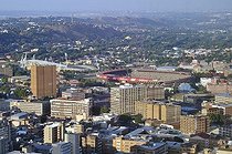 Biosphoto | 1600729 | View of the Ellis Park or Coca-Cola Park Stadium, FIFA World Cup 2010, Johannesburg, South Africa, Africa | © Florian Kopp / imageBROKER / Biosphoto