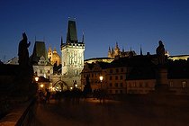 Biosphoto | 1604687 | View on the Powder Tower from the Charles Bridge, Prague, Czech Republic, Europe | © Kevin Proennecke / imageBROKER / Biosphoto