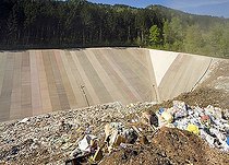 Biosphoto | 1480129 | Waste at disposal site Riederberg, Woergl, Tyrole, Austria | &copy; Roland Muehlanger / imageBROKER / Biosphoto