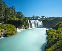 Biosphoto | 2446262 | Waterfalls “Las nubes”, town of Maravilla Tenejapa. Chiapas, Mexico Long exposure photography. | &copy; Jorge Figueroa / Biosphoto
