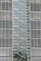 Biosphoto | 1605668 | West front with staircase of a Kranhaus building, Rheinauhafen harbour, Cologne, North Rhine-Westphalia, Germany, Europe | © Walter G. Allgoewer / imageBROKER / Biosphoto