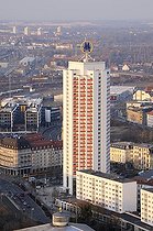 Biosphoto | 1605147 | Wintergartenhochhaus apartement building, Leipzig, Saxony, Germany, Europe | © Kevin Proennecke / imageBROKER / Biosphoto