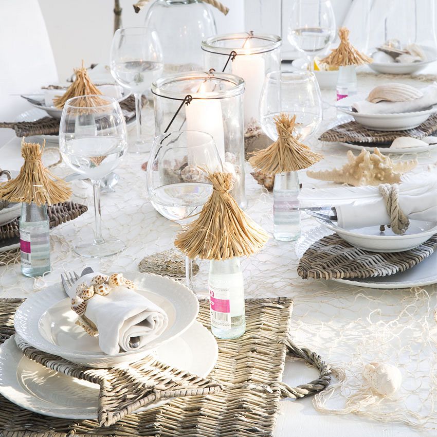 Lifestyle: maritim style table decoration