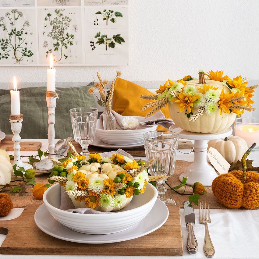 Lifestyle: autumn table